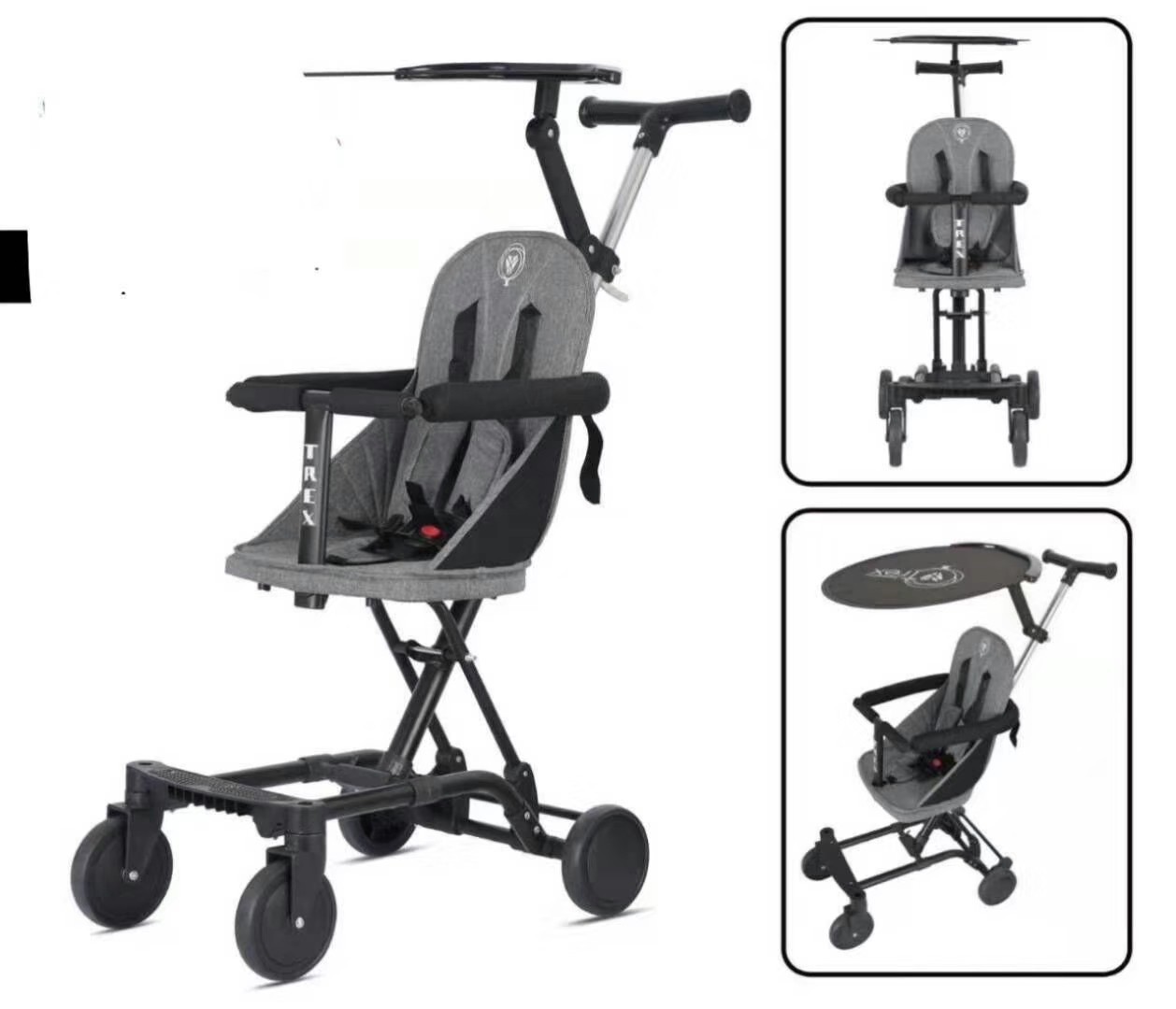 Factory Direct Supply New Baby Walking Tool High Landscape Folding Portable Stroller Multi-Functional Baby Stroller