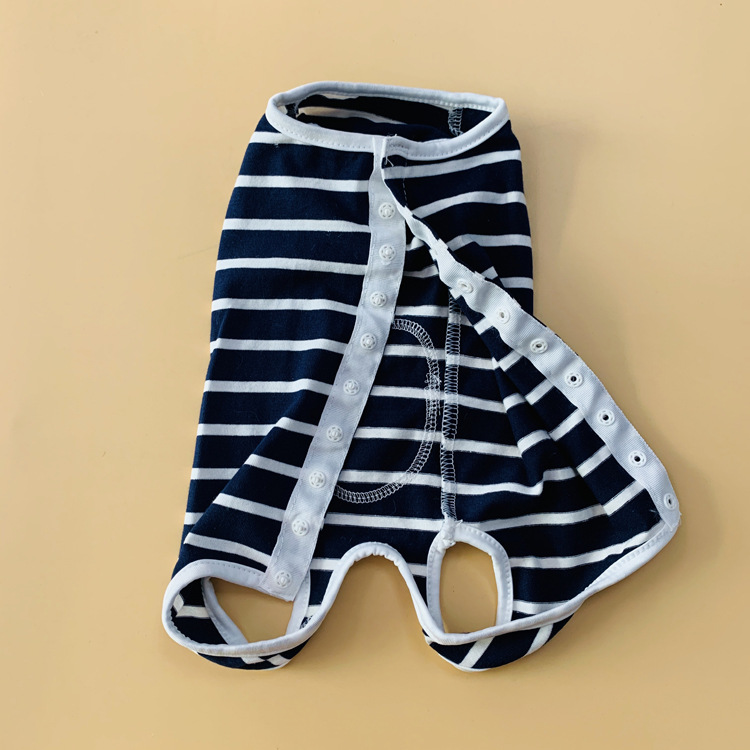 跨境宠物手术衣四脚包肚衣猫绝育服纯棉狗衣服长期现货