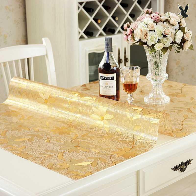 水晶玻璃皮垫茶几上的台布塑料磨砂水洗防烫桌子桌面胶垫桌垫桌布