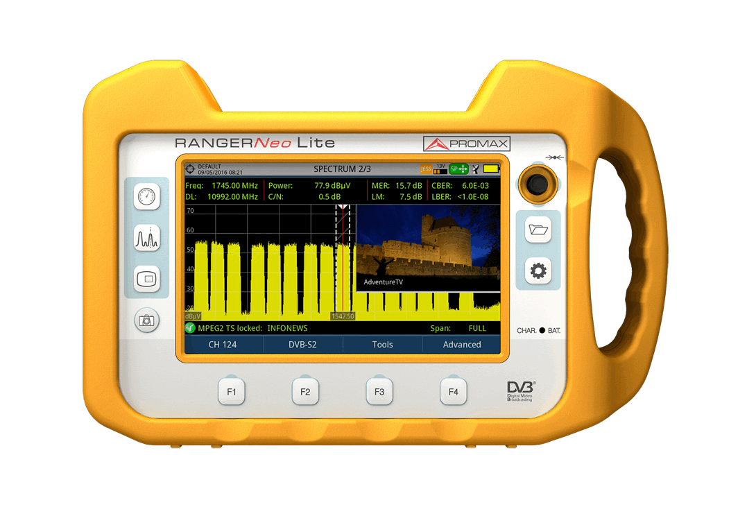 tv电视场强仪 图像显示 广播电视信号分析仪 有线电视信号检测仪