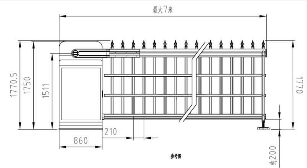 大型事企业门前空降闸【为企业形象加分】道闸门一夫当关万夫莫开