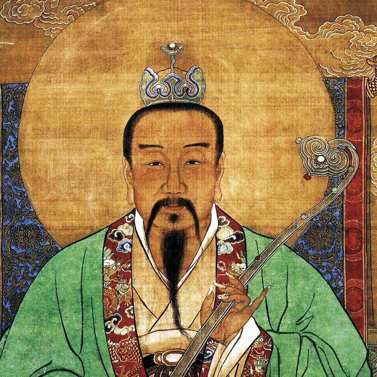 三清祖师画像挂画元始灵宝道德天尊神像画太上老君家居供奉卷轴画