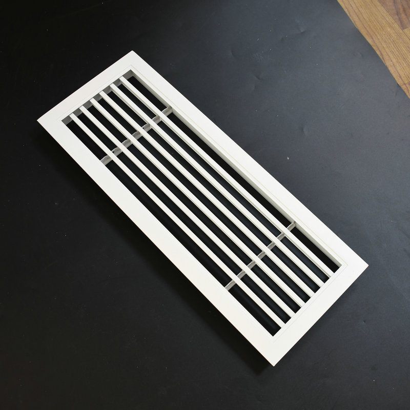 中央空调0度双层装饰排风口 大型商场天花吊顶线型出风口定制