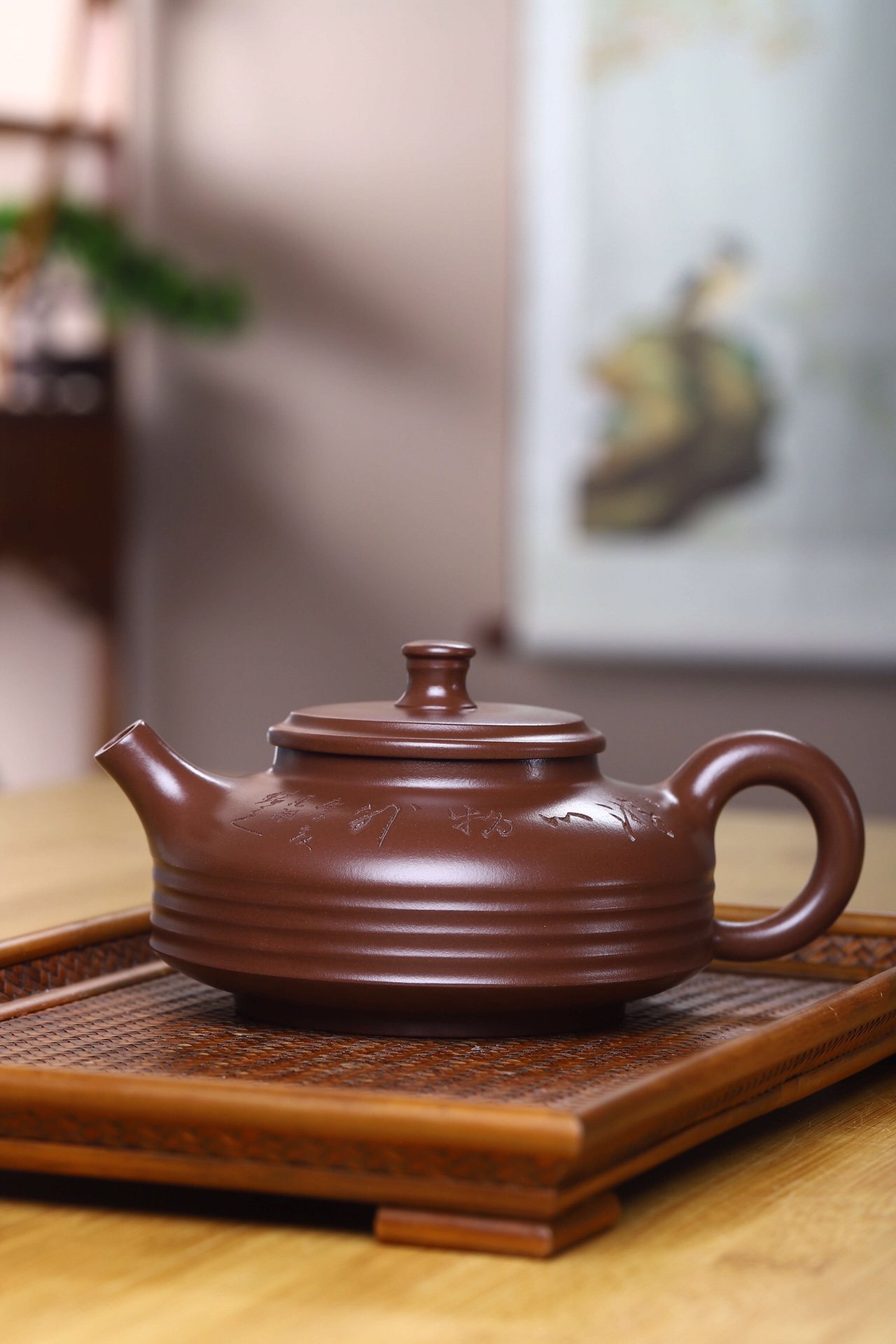 宜兴紫砂壶茶具茶道名家正品纯手工精品原矿优质紫泥汉风壶特价