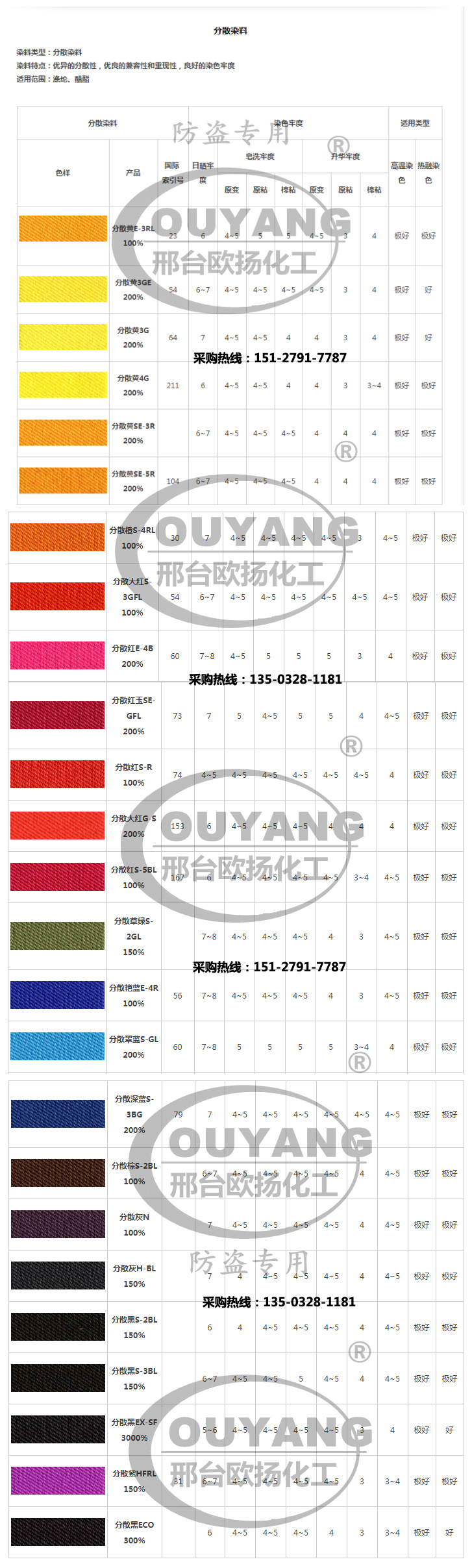 分散黄e-3rl100%分散染料青岛双桃分散黄23 e-rgfl优异的染色牢度