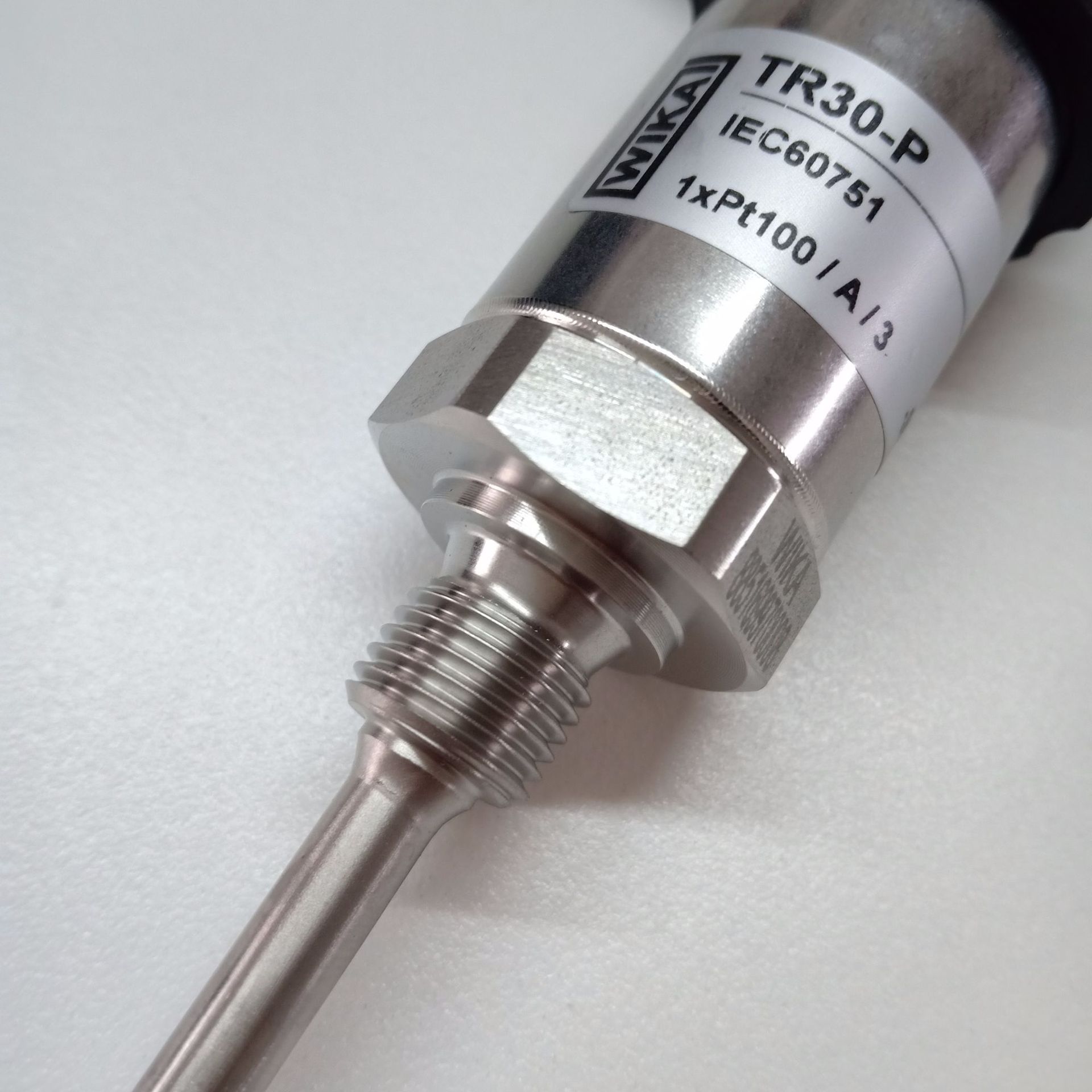 德国wika热电阻温度计tr30p系列赫斯曼接头长度可选