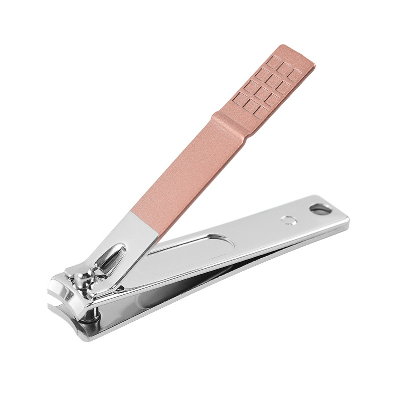 Rose Gold Stainless Steel Nail Scissor Set Pedicure Knife Nail Clippers Tweezers 18-Piece Set Manicure Implement Gift in Stock