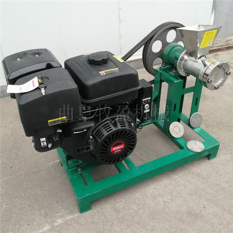 江米棍膨化机 双螺杆食品膨化机图片 下乡摆摊江米棍膨化机