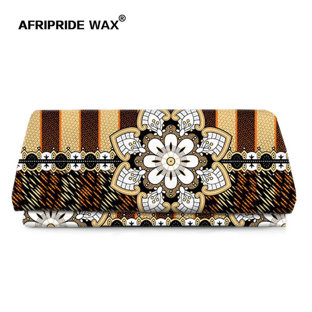 Foreign Trade African Ethnic Clothing Printing Batik Cotton Duplex Printing Fabric Afripride Wax 671