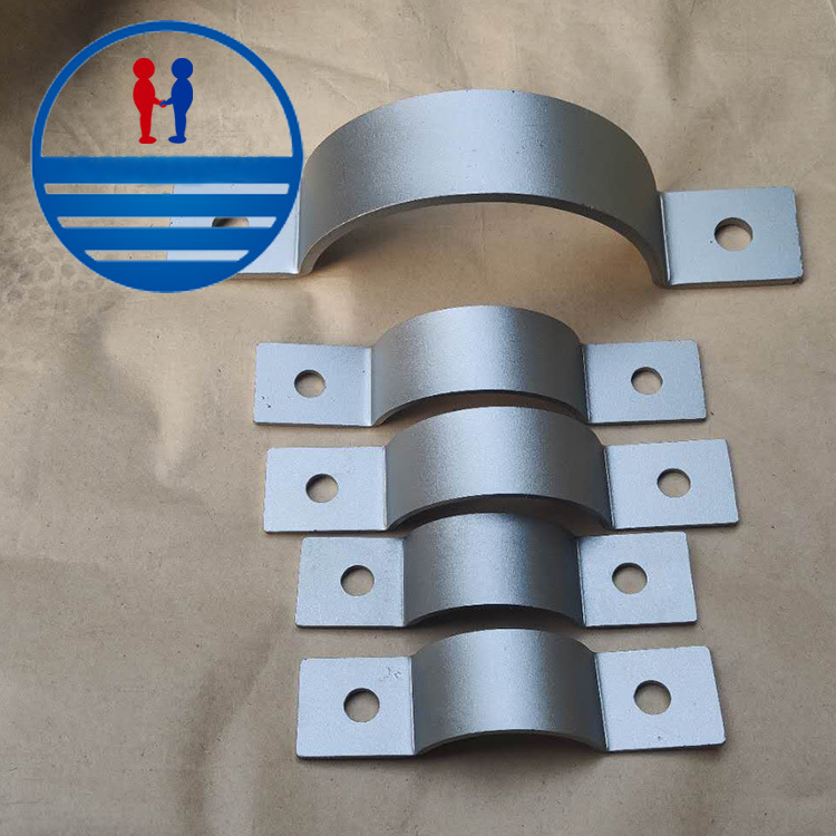 鸿洋/o型抱箍抗震支架吊架配件管夹镀锌o型管束消防暖通-报价