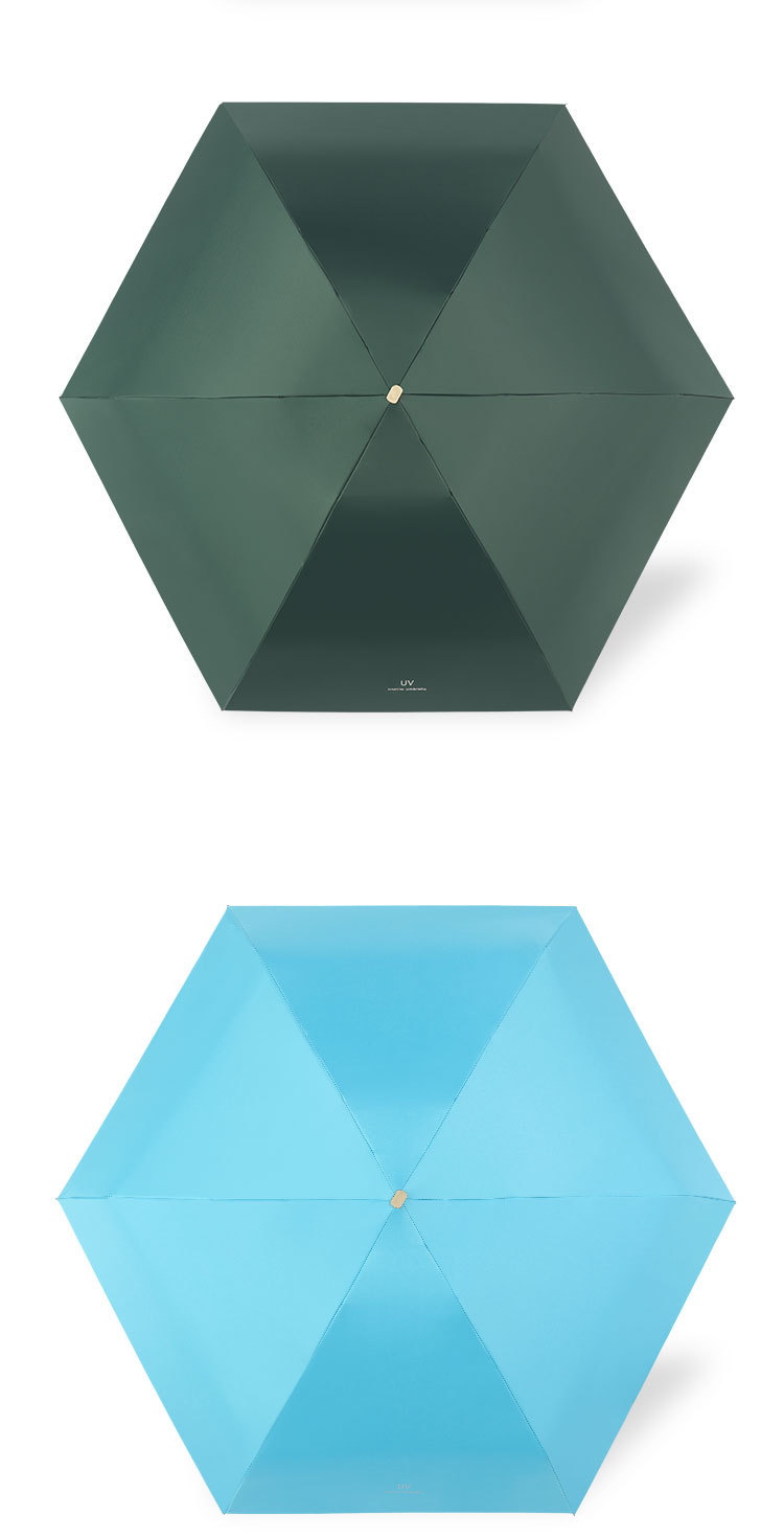 uv伞五折伞女士晴雨防晒防紫外线广告伞黑胶小太阳伞定制logo