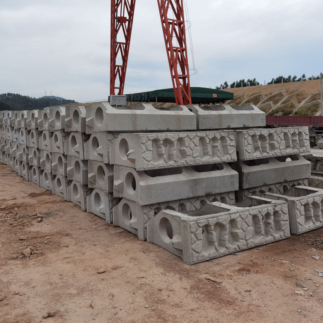 深圳护坡挡土墙砌块 护坡式生态箱 环境治理砌块 生态框