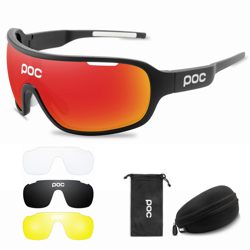 Poc Do Blade 4 Lens Set Full Frame Cycling Glasses Sports Outdoor Bicycle Goggles Cycling