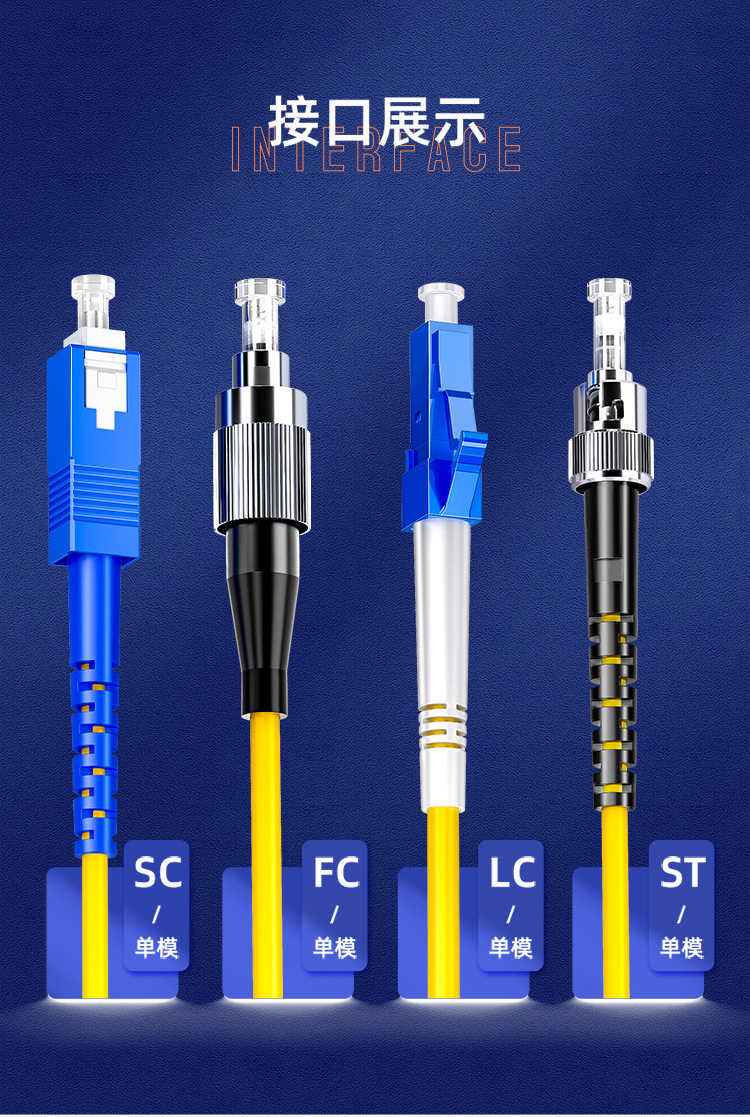 山泽光纤跳线 单模双芯低烟无卤环保光纤线收发器尾纤多款g1-lcsc