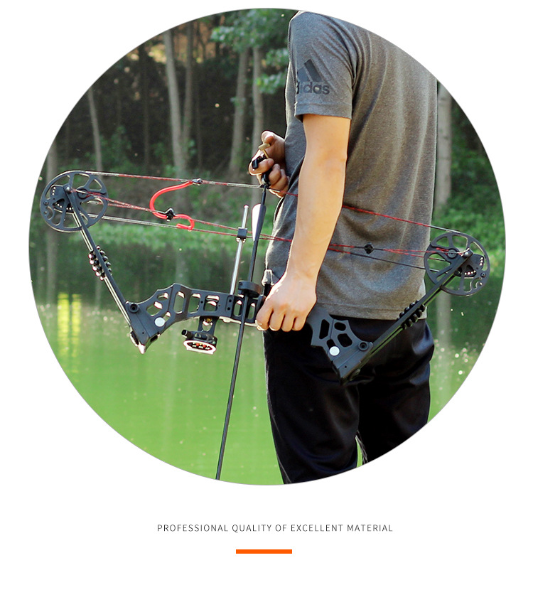 新款现货闪电狼复合弓箭x7x8复合滑轮弓拉锯磅数可调弓箭射箭器材
