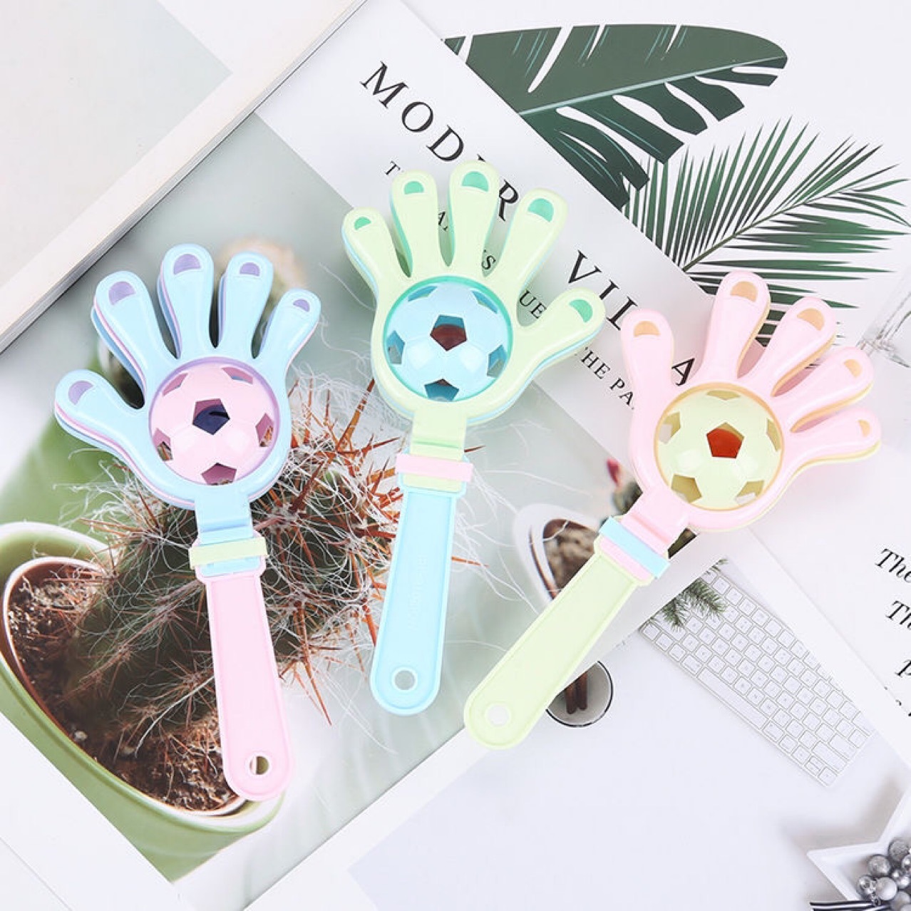 厂家直销 手拍铃玩具 婴幼儿手握摇铃 一元店玩具