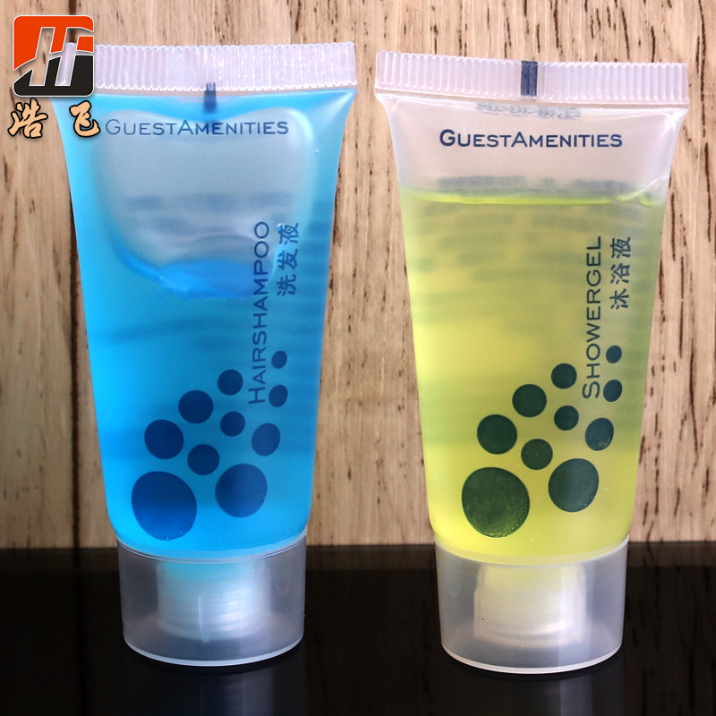 hotel guest room small bottle soft tube shampoo shampoo shampoo paste shower gel wholesale