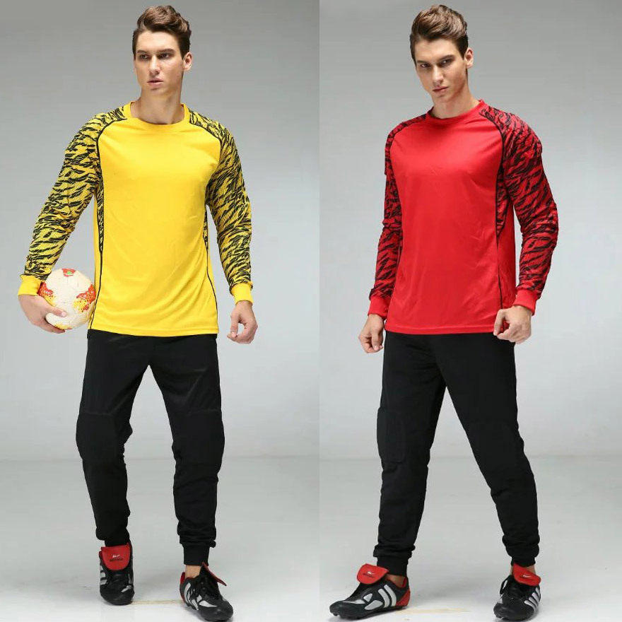 新款成人儿童足球守门员服门将服龙门队服龙门衫长袖长裤足球衣服