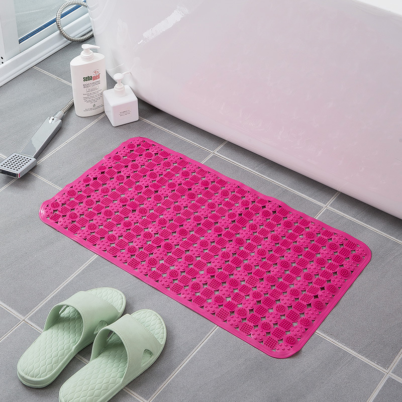 Bathroom Non-Slip Mat Shower Room Household Bath Room Carpet PVC Floor Mat Toilet Waterproof Bath Mat