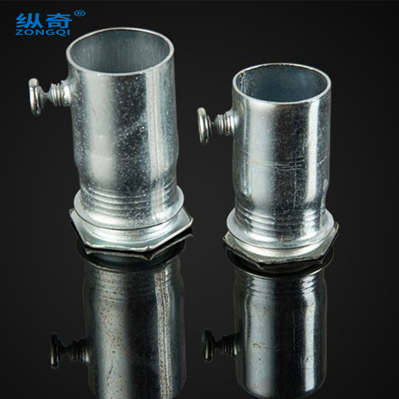 国标加长厚jdg热镀锌电线管杯梳 快速内牙盒接头 配件锁扣20 锁母
