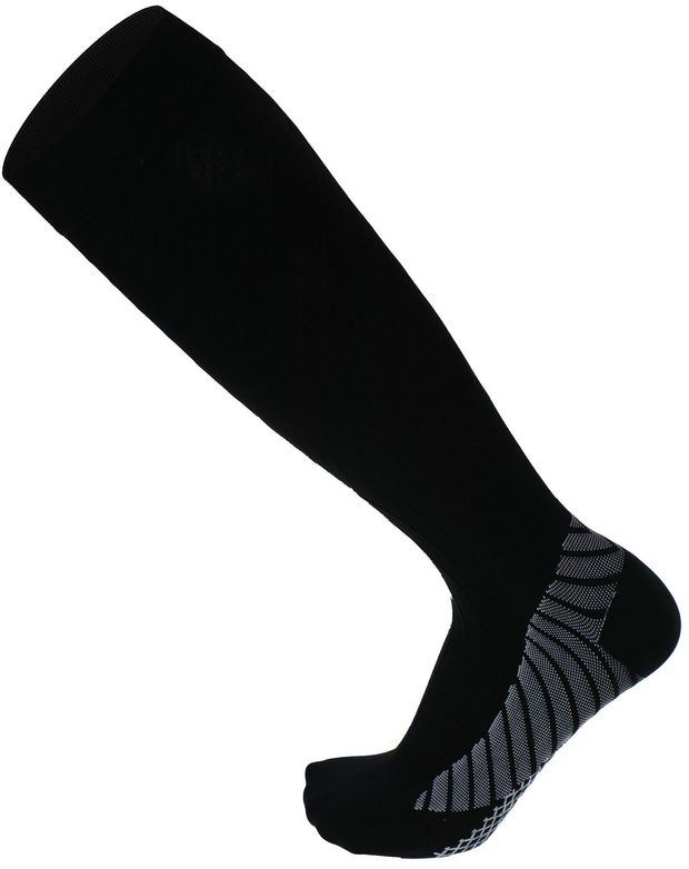 运动压力中筒跑步袜套双色小腿袜骑行健身压缩护小腿套梯度压力袜