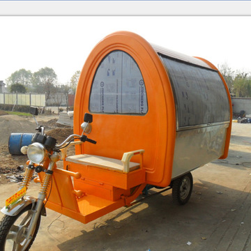 小吃车电动三轮街景流动早餐车房车夜市摆摊移动式冰淇淋车