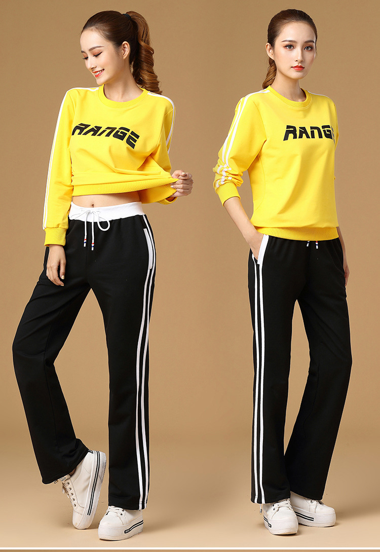 鬼步舞衣服套装女广场舞服装新款秋冬加厚大码曳步舞运动跳舞卫衣