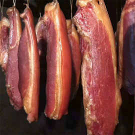 川味腊肉烟熏二刀肉腌腊肉贴牌加工四川烟熏腊肉二刀肉500g一件