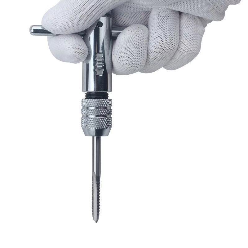 包邮 可调式棘轮丝锥扳手 正反两用 t型丝攻 加长绞手m3-m8 m5-12