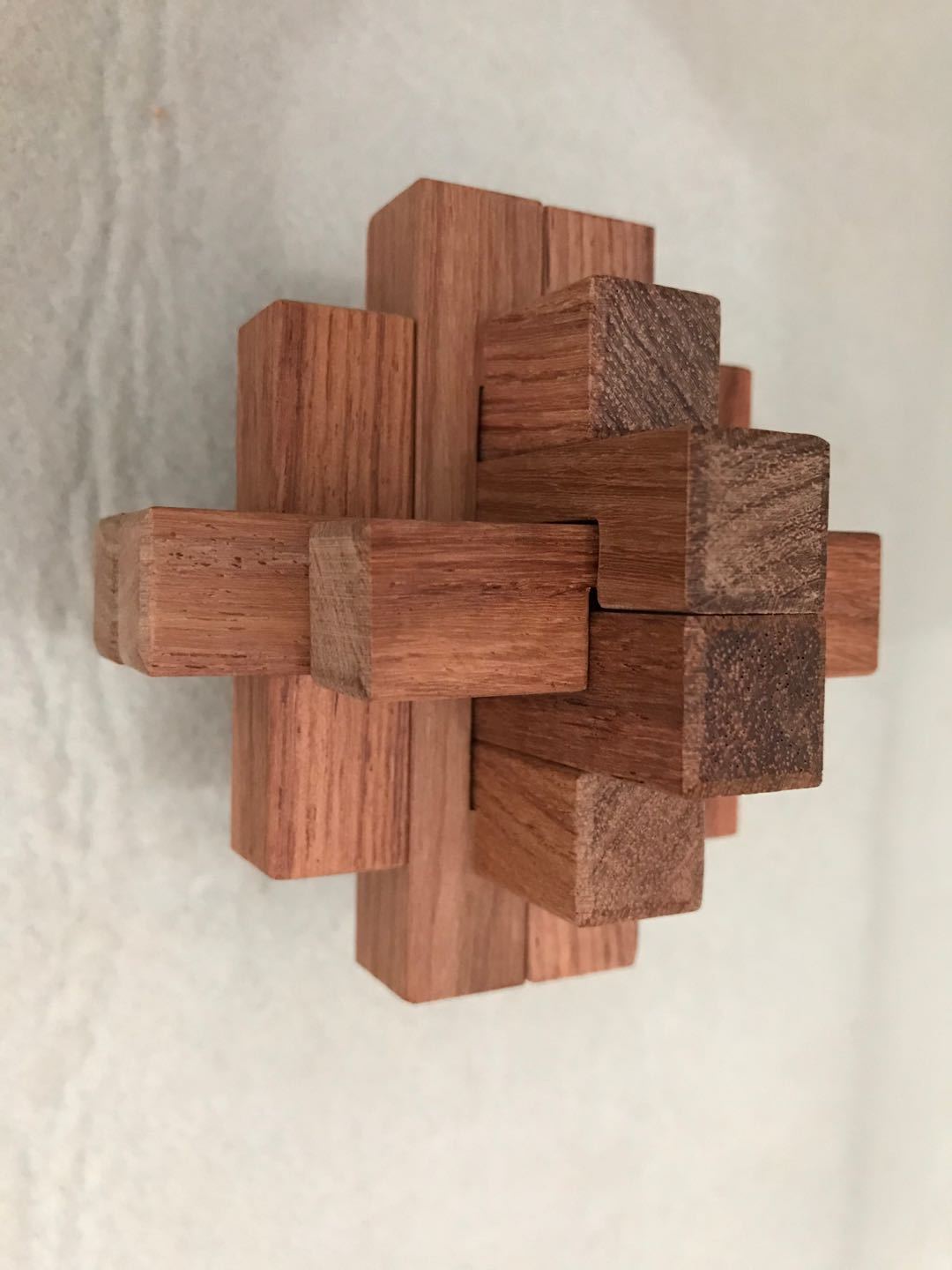 10款单个孔明锁鲁班锁益智锁玩具东阳木雕红木摆件工艺品学生用品