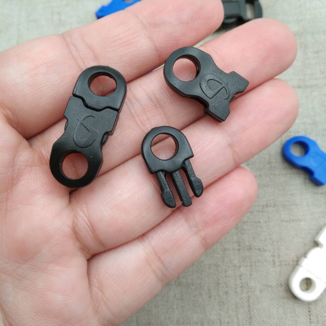 厂家直销塑料小插扣塑料安全扣pom对扣易拉扣手机挂绳扣5mm