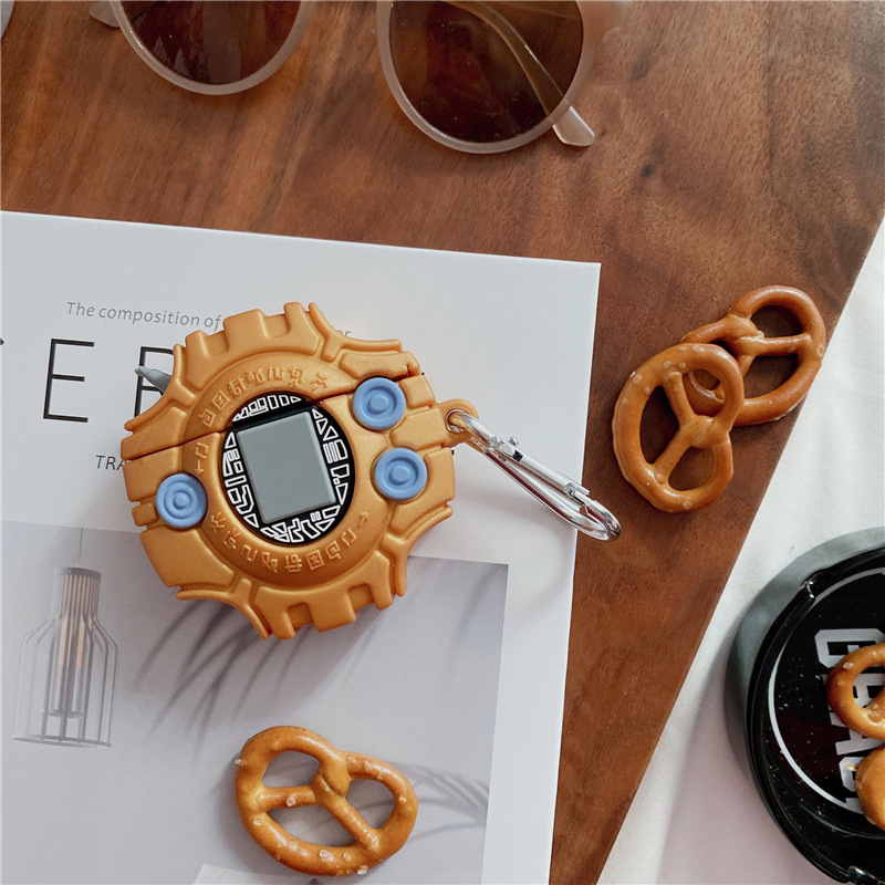 数码宝贝进化器airpods pro3苹果1/2代蓝牙无线耳机套男软壳适用