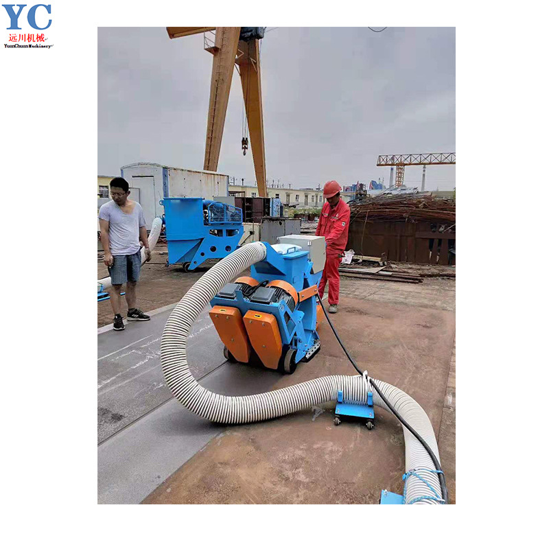 多型号路面抛丸清理机 钢板抛丸机除锈机 旧路线清理无尘环保型