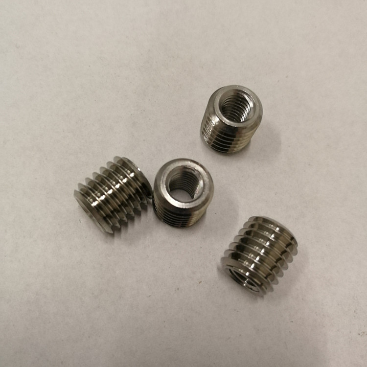 不锈钢螺套螺纹转换套变径螺母内外牙实体牙套m12转m8转m6 m6转m4