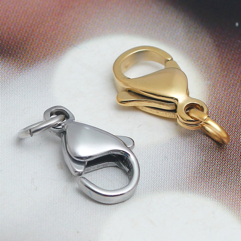 xd不锈钢扣水滴扣龙虾扣鲍鱼扣饰品配件扣子手链项链扣连接尾扣