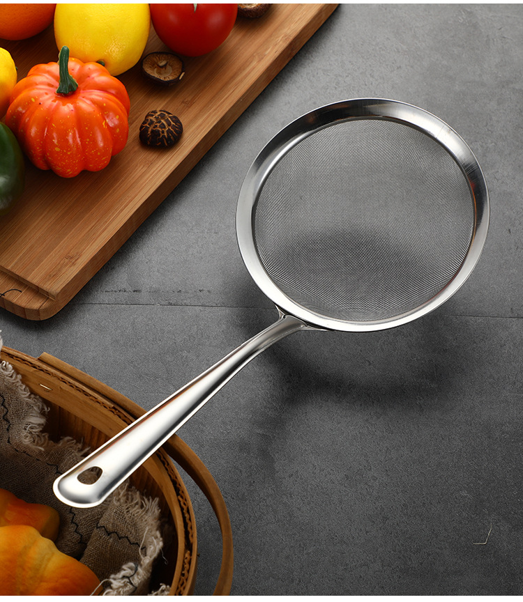 不锈钢过滤网漏勺 家居厨房油炸火锅勺捞面勺豆浆网筛网漏捞勺