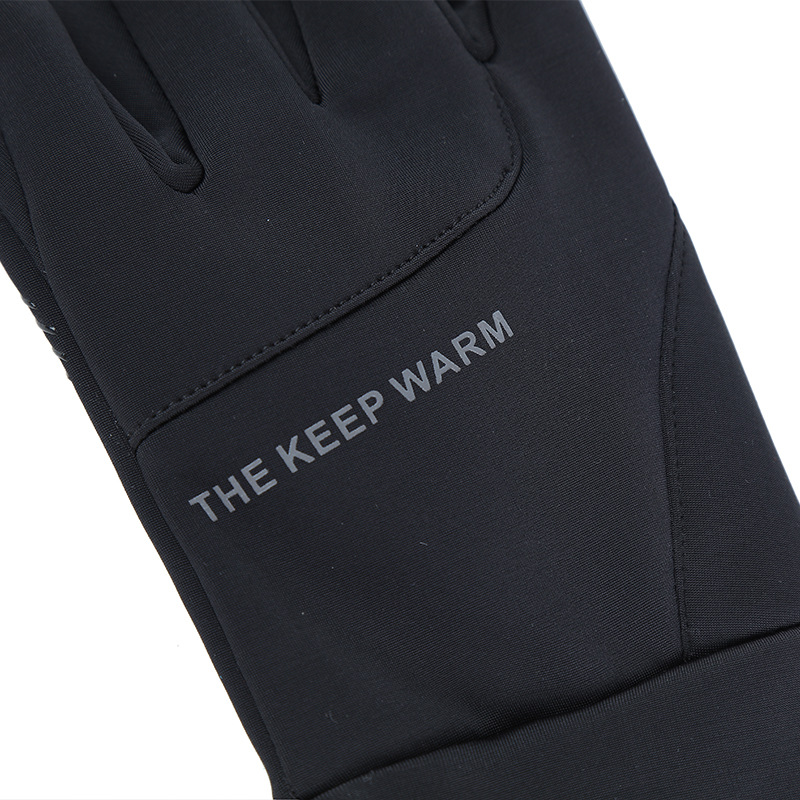 New Winter Outdoors Cycling Warm Gloves Touch Screen plus Velvet Thickened Windproof, Waterproof and Warm Cycling Skiing Mountaineering