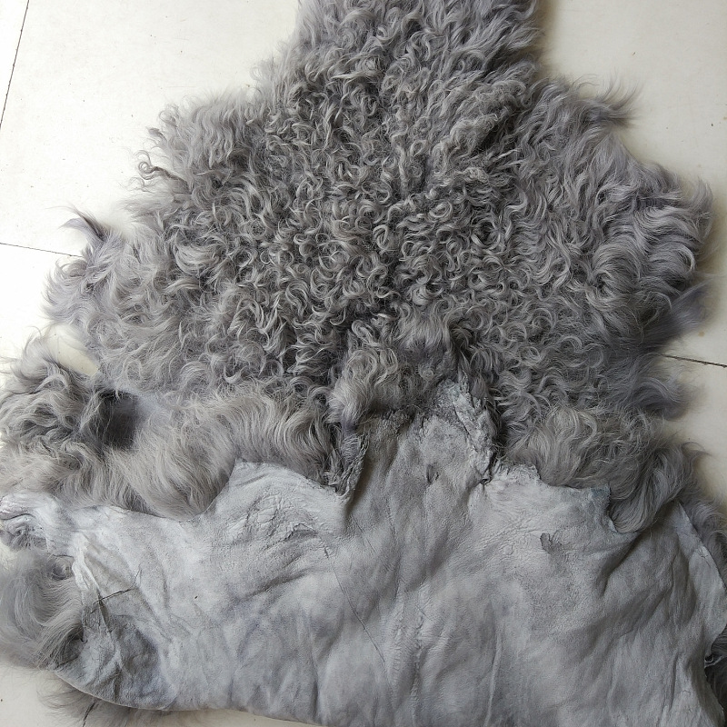 2021整张羊皮皮毛一体皮料羊羔毛原料张子皮褥子毯子服装配饰保暖