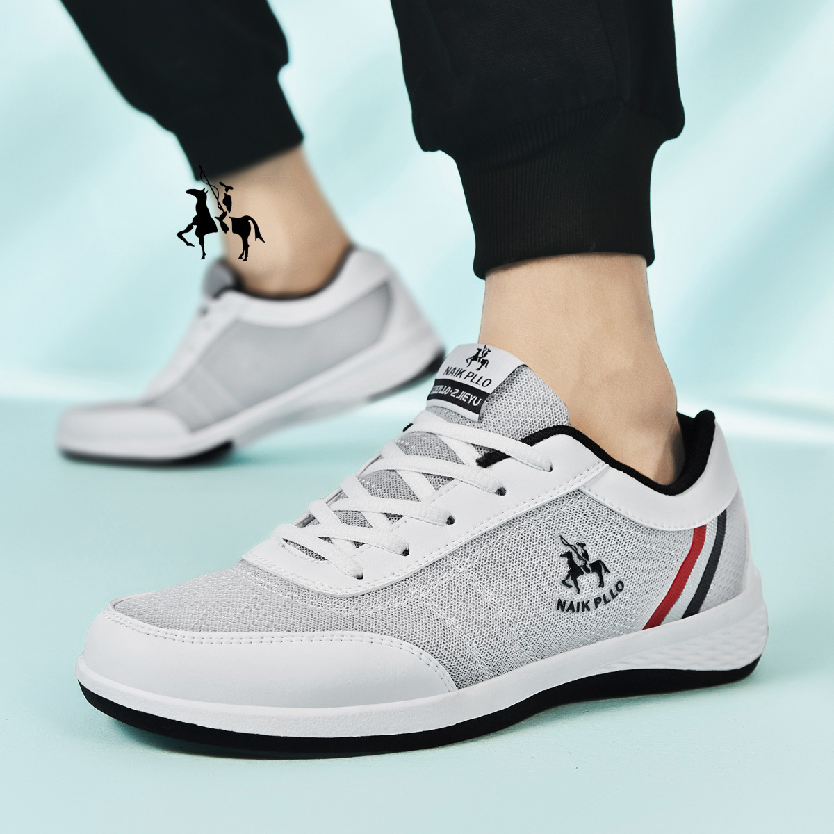 保罗男士网鞋男鞋网布鞋透气春夏季运动鞋旅游鞋休闲鞋男跑鞋学生