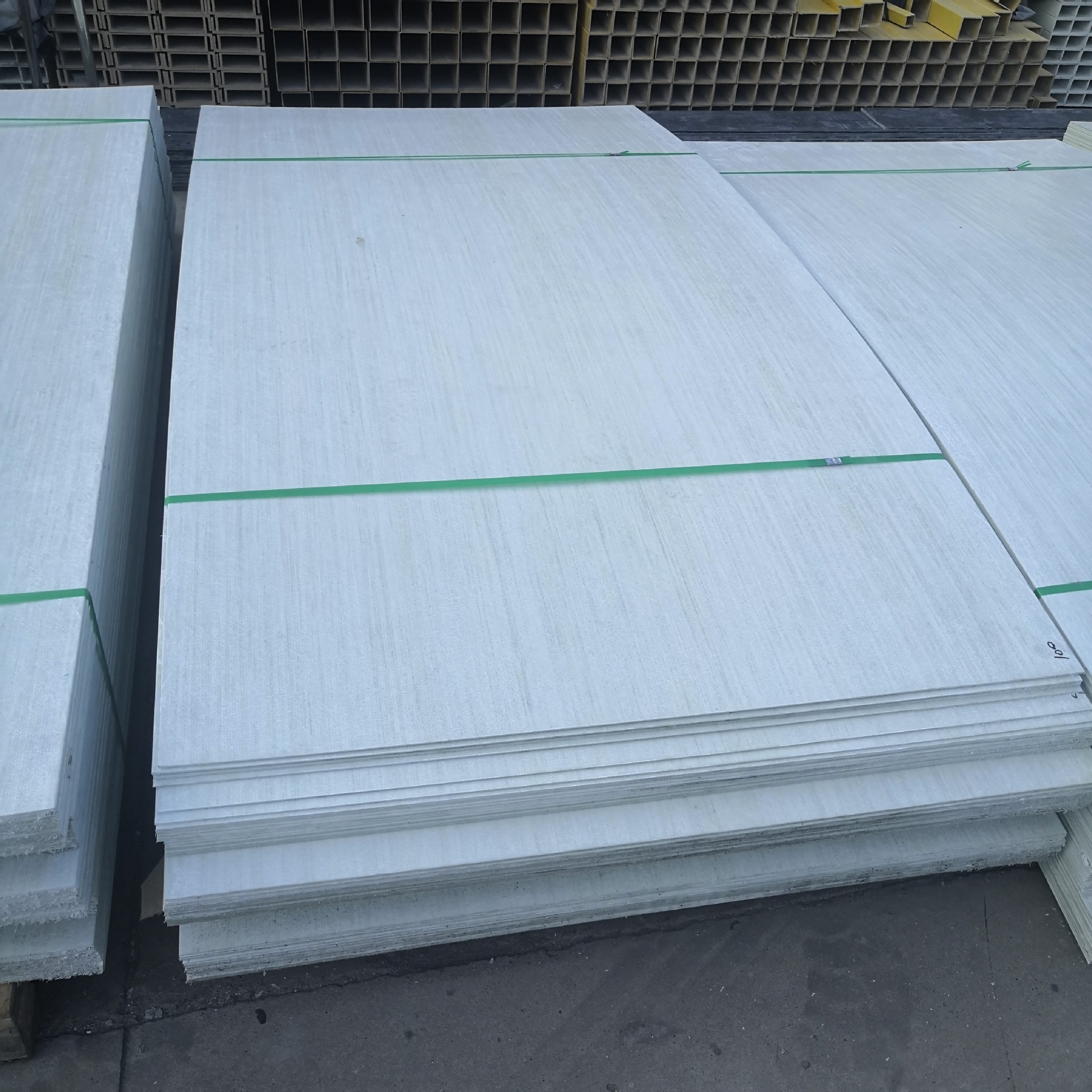 3玻璃钢平板 除臭箱冷却塔面板 玻璃钢排水沟天沟