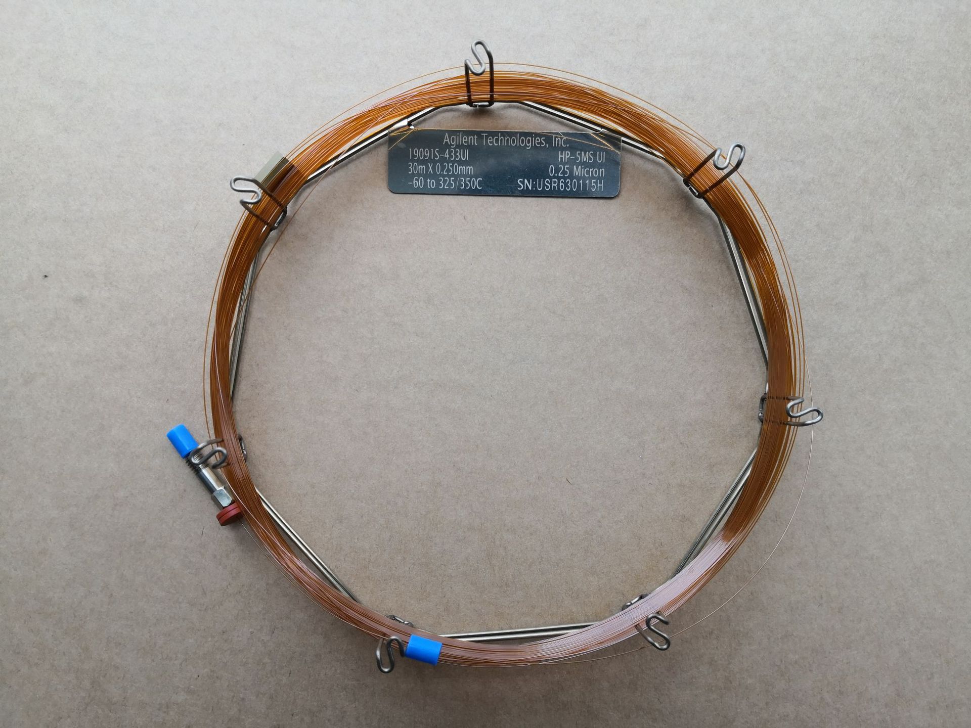 19091s-433ui j&w hp-5ms 超高惰性气相色谱柱