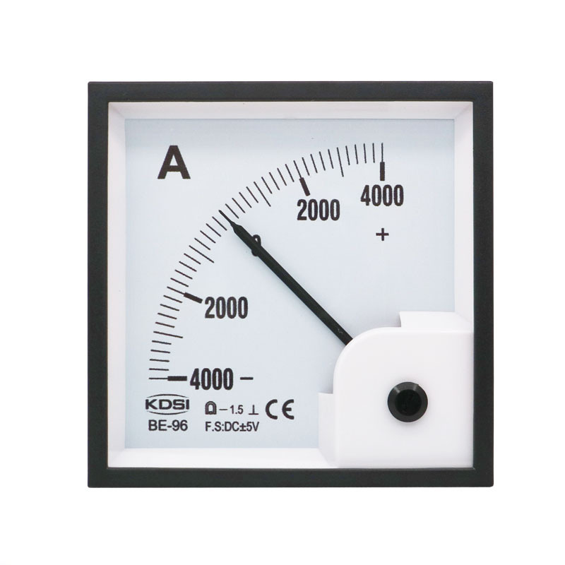 kdsi指针式直流电流表be-96 dc -5v -4000a正负刻度盘显示