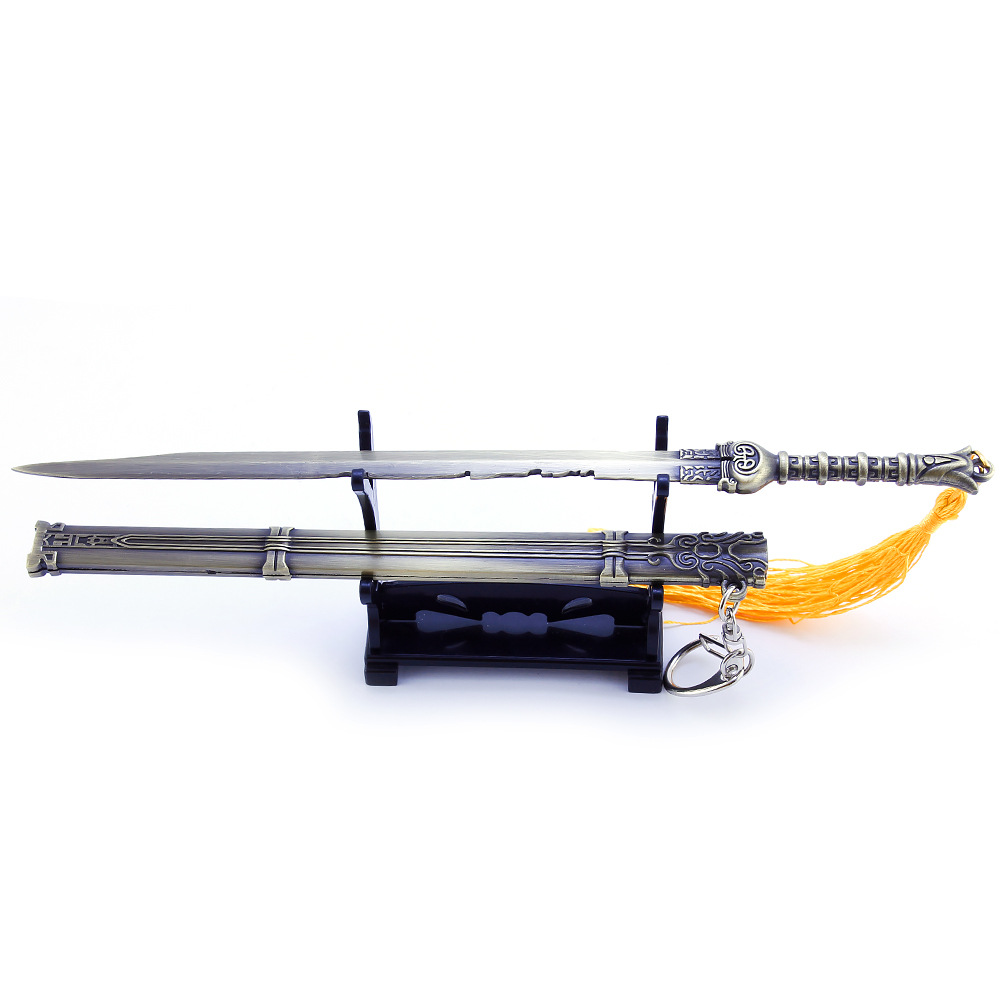 电视剧剑王周边朝赵四赤红火剑武器模型 合金兵器不可开刃