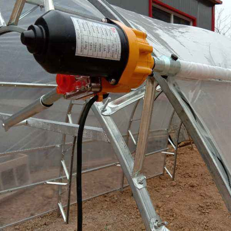 养殖大棚薄膜电动卷帘机 温室大棚自动放风机 24v150w电动卷膜器-阿里