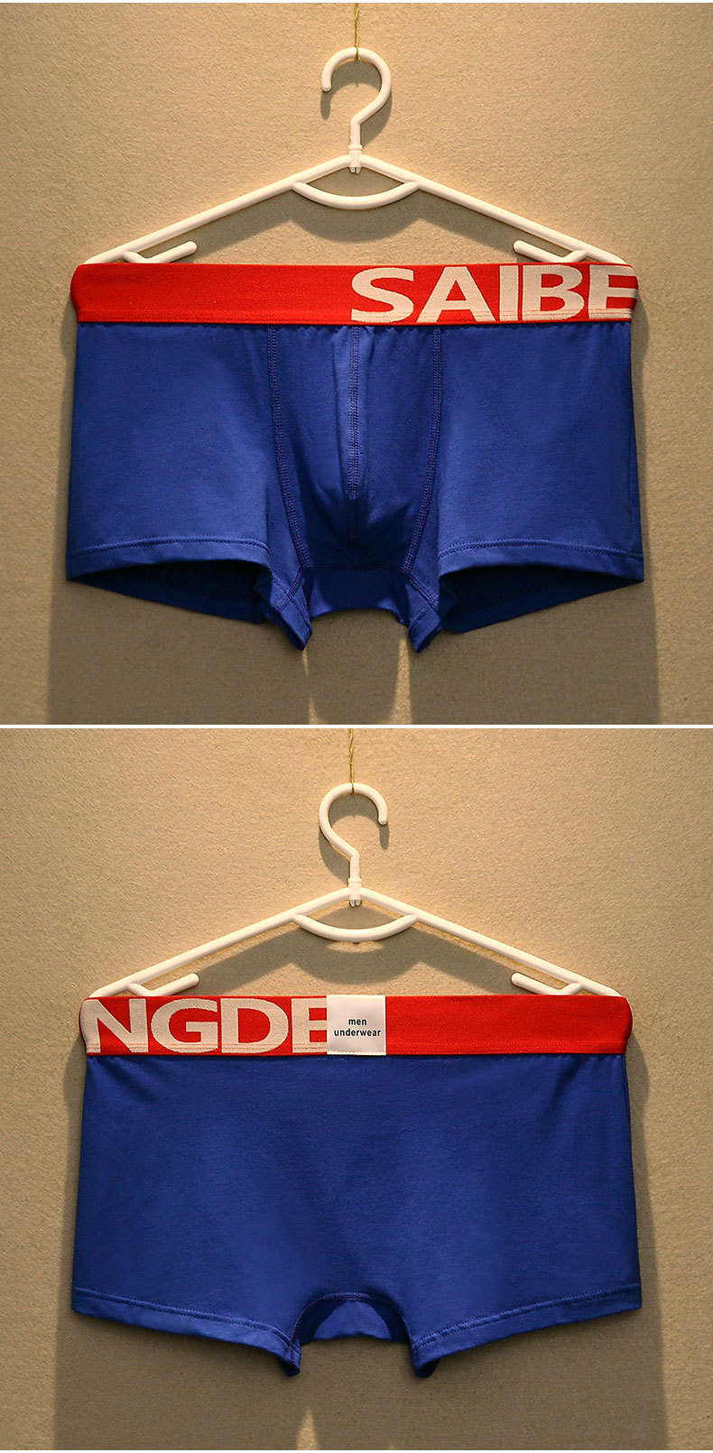 厂家直销男士内裤运动平角裤纯棉大码青年男生性感韩版四角短裤头