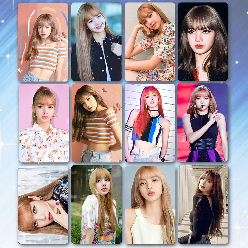 lisa卡贴 学生饭卡水卡门禁卡贴 防水明星周边diy免邮-阿里巴巴