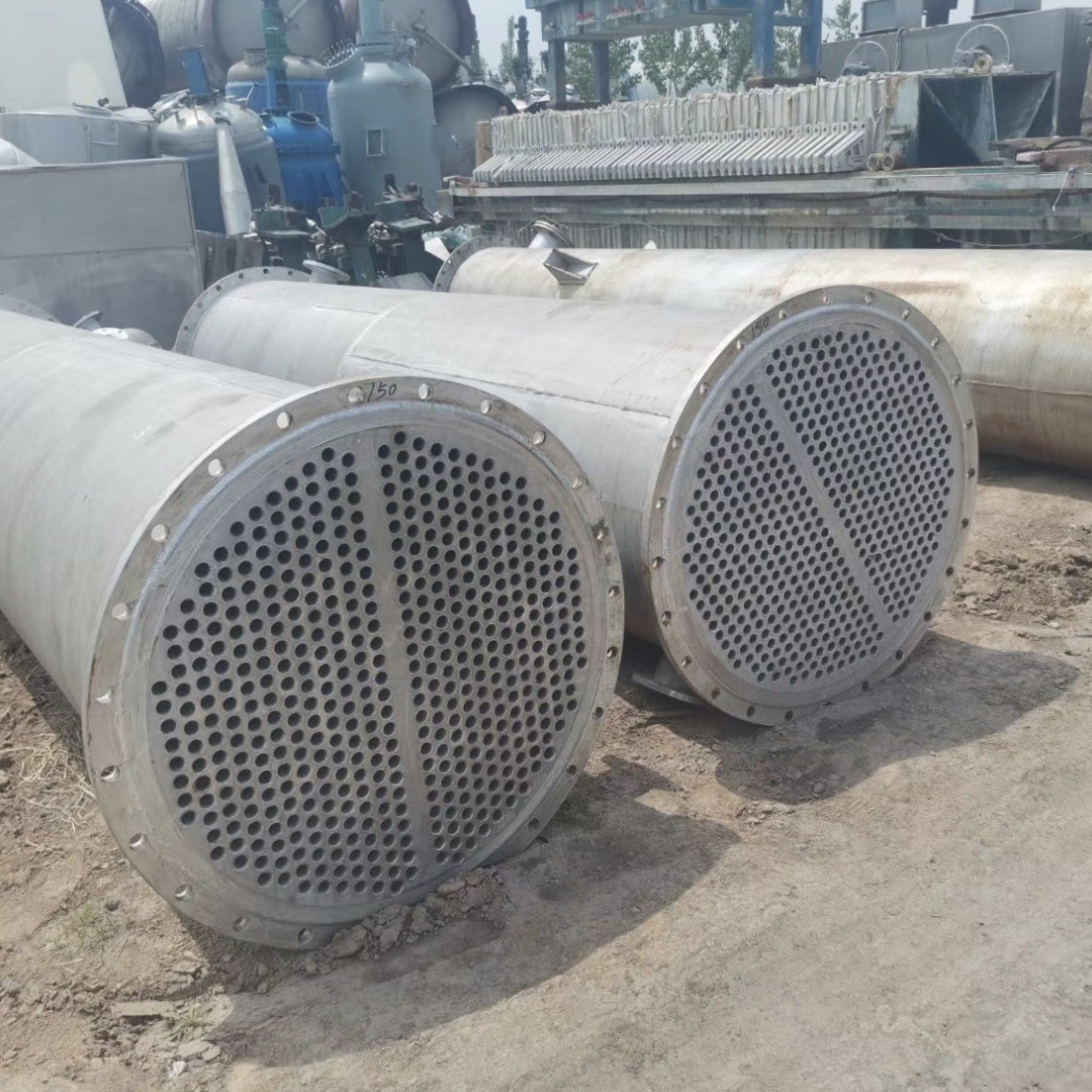 出售30平方不锈钢冷凝器 不锈钢列管冷凝器 50平方列管式冷却器