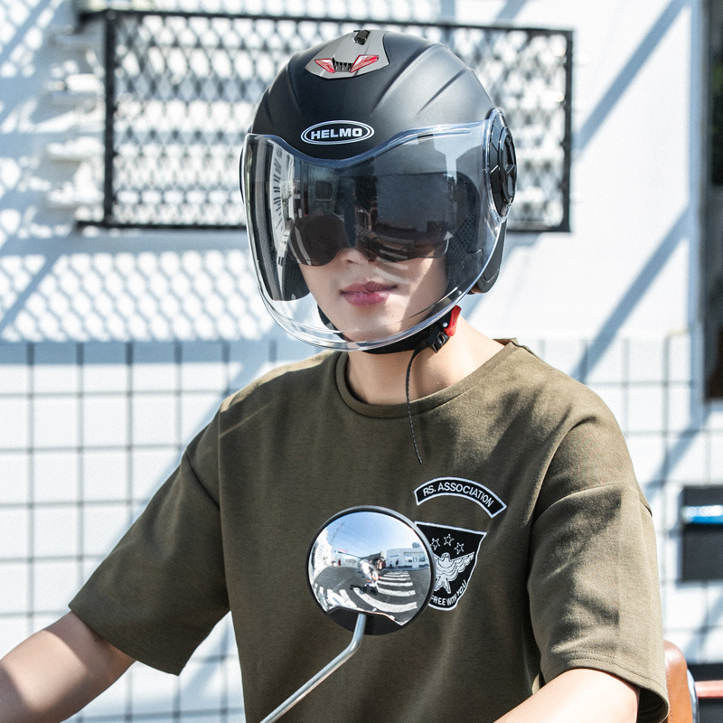 哈莫电动摩托车头盔男女四季轻便冬季保暖通用安全帽夏季男士