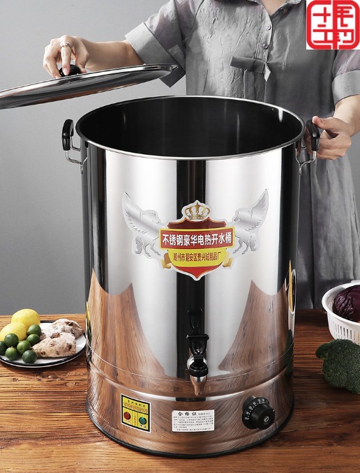 自动汤装烧水桶迷你型热水壶大型插电电壶工业烧水器热水器热的快