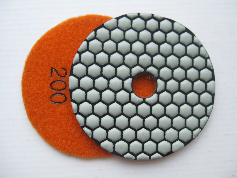 4寸100树脂金刚石干磨片花岗岩大理石材软磨片干抛光干打磨片